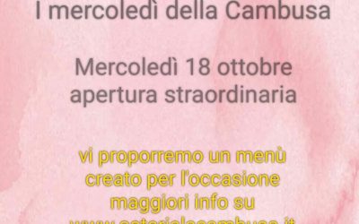 I MERCOLEDI DELLA CAMBUSA