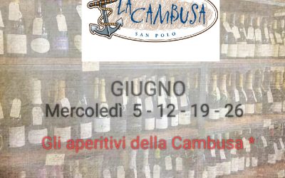 GLI APERITIVI DELLA CAMBUSA